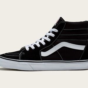 Vans SK8-Hi Black and White Sneakers